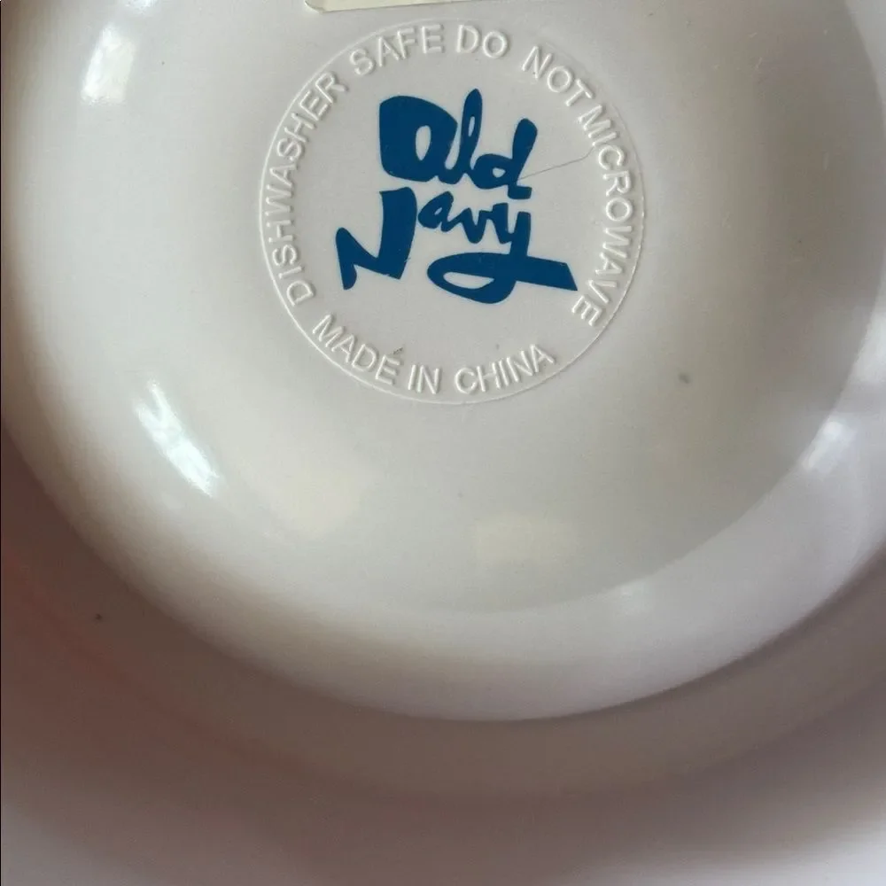 Old Navy Striped Dog Bowl! - Picture 3 of 5